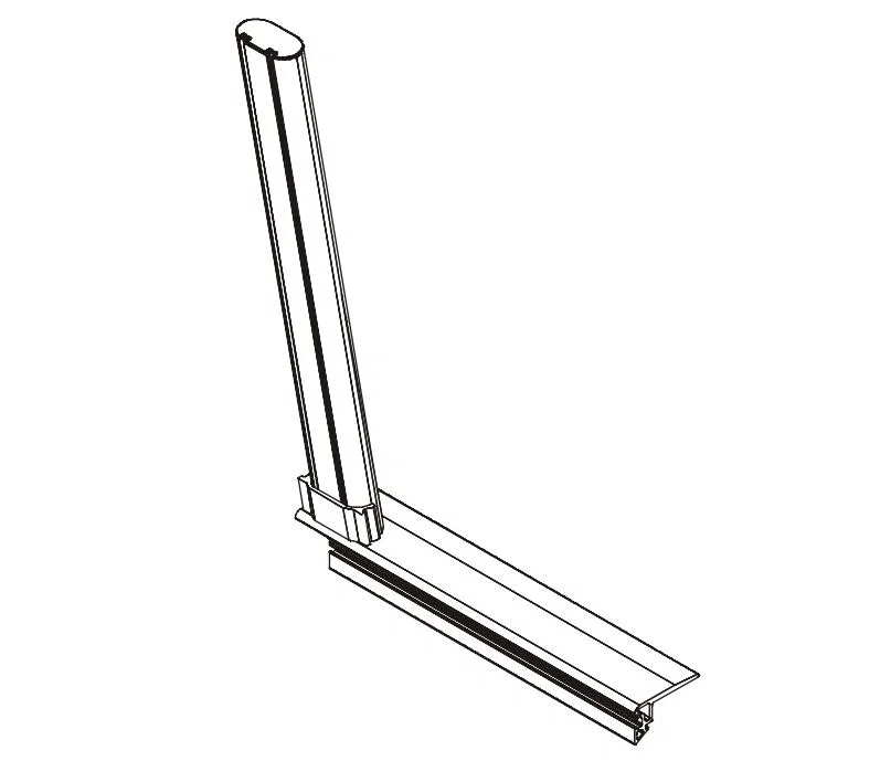 7606 – WEATHERGUARD Ladder Rack Leg, For Weatherguard ATR Ladder Racks 1200 Single